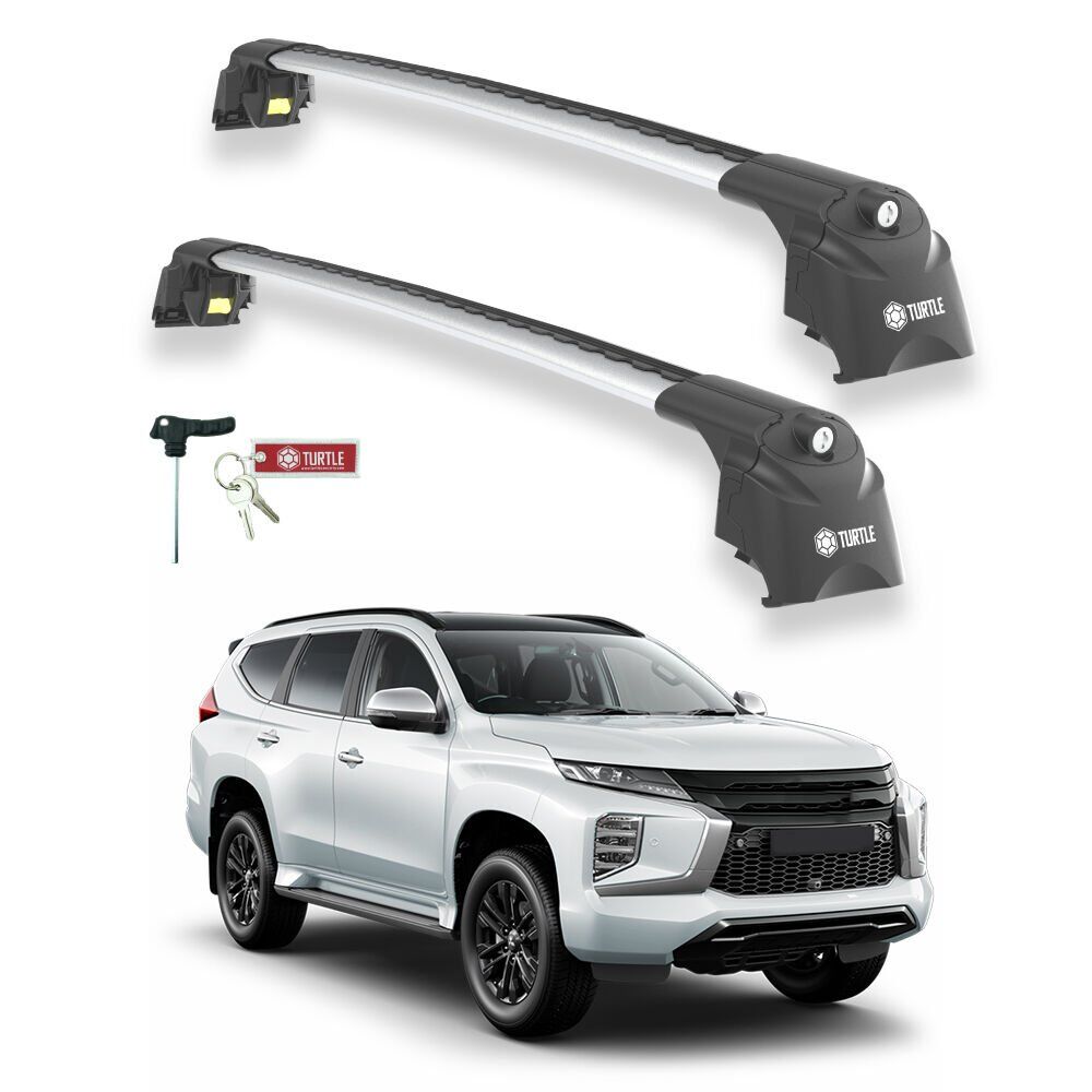 TURTLE Mitsubishi Pajero Sport (Mk3) Turtle Ara Atkı Taşıyıcı Bar 2016-2025 Arası Uyumlu - Turtle Air2