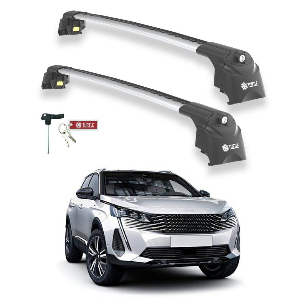 TURTLE Peugeot 3008 (P84) Turtle Ara Atkı Taşıyıcı Bar 2017-2024 Arası Uyumlu - Turtle Air2