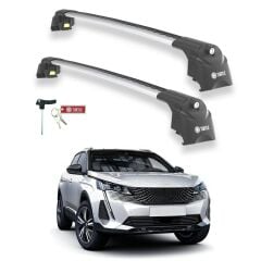TURTLE Peugeot 3008 (P84) Turtle Ara Atkı Taşıyıcı Bar 2017-2024 Arası Uyumlu - Turtle Air2