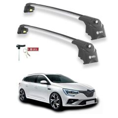 TURTLE Renault Megane Grand Tour Turtle Ara Atkı Taşıyıcı Bar 2016-2024 Arası Uyumlu - Turtle Air2