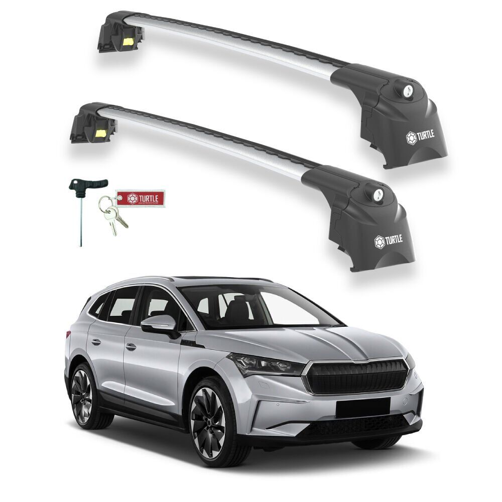 TURTLE Skoda Enyaq İv Turtle Ara Atkı Taşıyıcı Bar 2020-2025 Arası Uyumlu - Turtle Air2