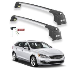 TURTLE Volvo V60 Turtle Ara Atkı Taşıyıcı Bar 2011-2018 Arası Uyumlu - Turtle Air2