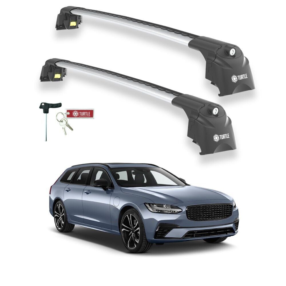 TURTLE Volvo V90 (Eu) Turtle Ara Atkı Taşıyıcı Bar 2017-2025 Arası Uyumlu - Turtle Air2