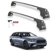 TURTLE Volvo V90 (Eu) Turtle Ara Atkı Taşıyıcı Bar 2017-2025 Arası Uyumlu - Turtle Air2