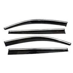 Cross Nissan Navara 2016-2025 Kromlu Cam Rüzgarlığı 4 Parça