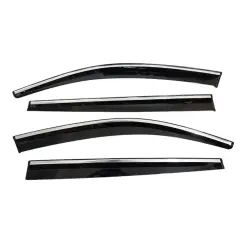 Cross Kia Sorento 2010-2013 Kromlu Cam Rüzgarlığı 4 Parça