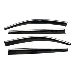 Cross Hyundai Tucson 2004-2014 Kromlu Cam Rüzgarlığı 4 Parça