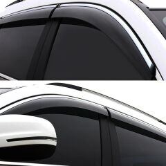 Cross Ford Kuga (C520) 2013-2019 Kromlu Cam Rüzgarlığı 4 Parça