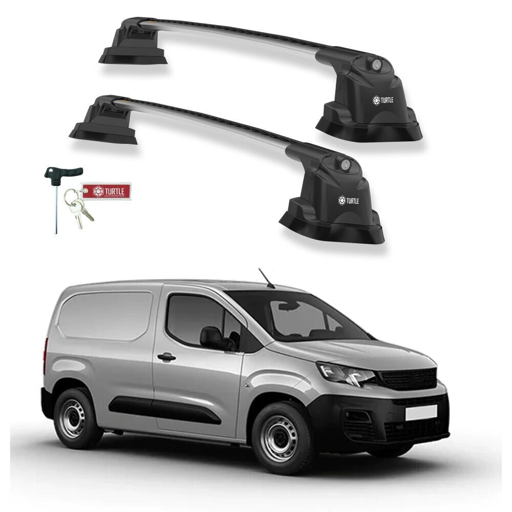 TURTLE Peugeot Partner Turtle Ara Atkı Taşıyıcı Bar 2019-2025 Arası Uyumlu - Turtle Air3