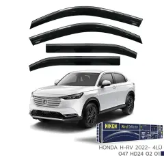 Niken Honda HR-V 2022- Kromlu Cam Rüzgarlığı 4lü Takım
