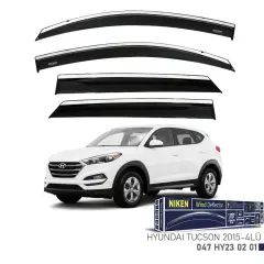 Niken Hyundai Tucson 2015- Kromlu Cam Rüzgarlığı 4lü Takım